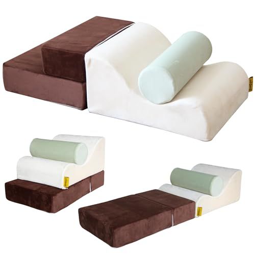 BanaSuper アスレチック ソフトブロック アクション スポーツトイ 布製玩具 大型 室内遊具 キッズスペース 3点セット