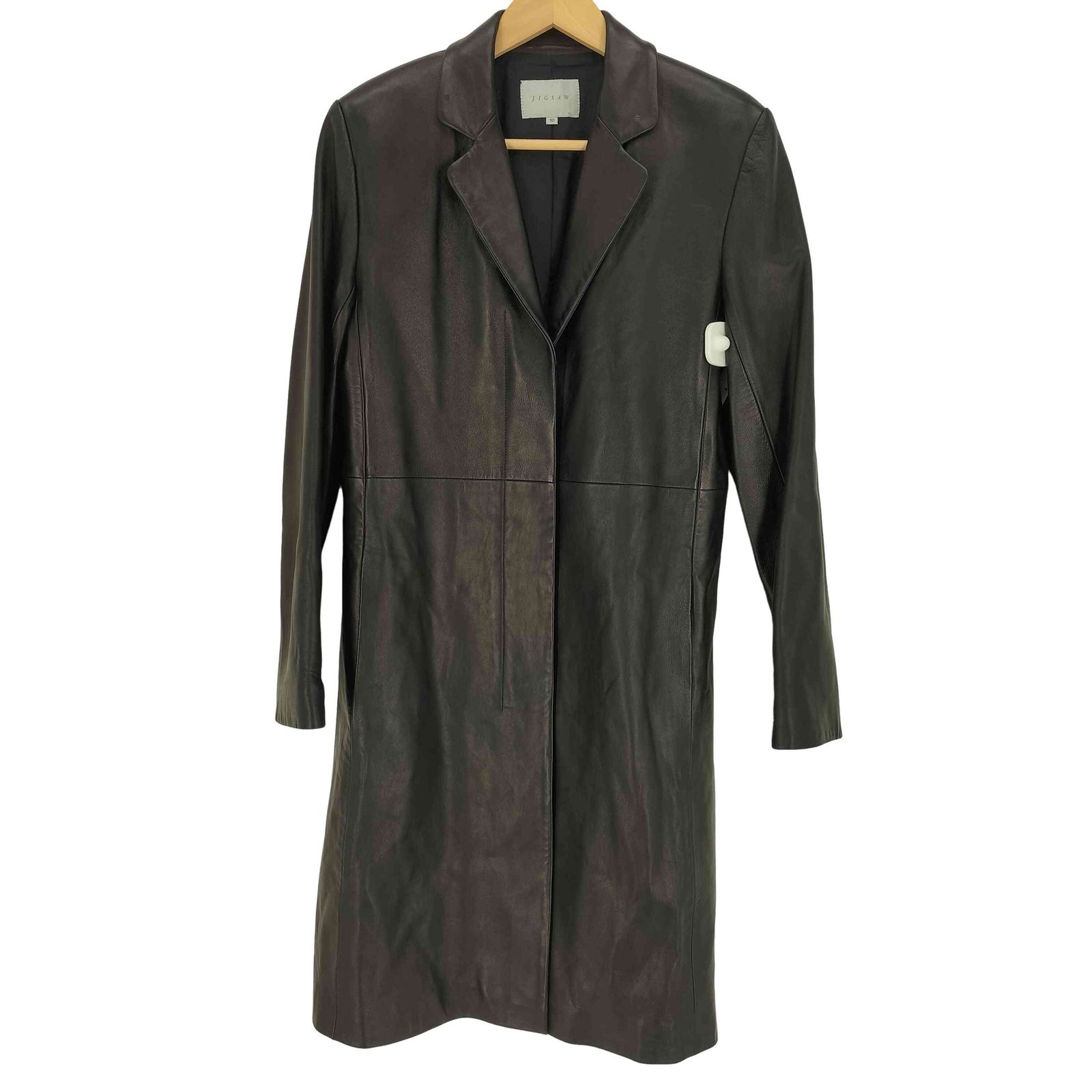 ユーズドフルギ USED古着 JIGSAW 本革 レザー チェスターコート  