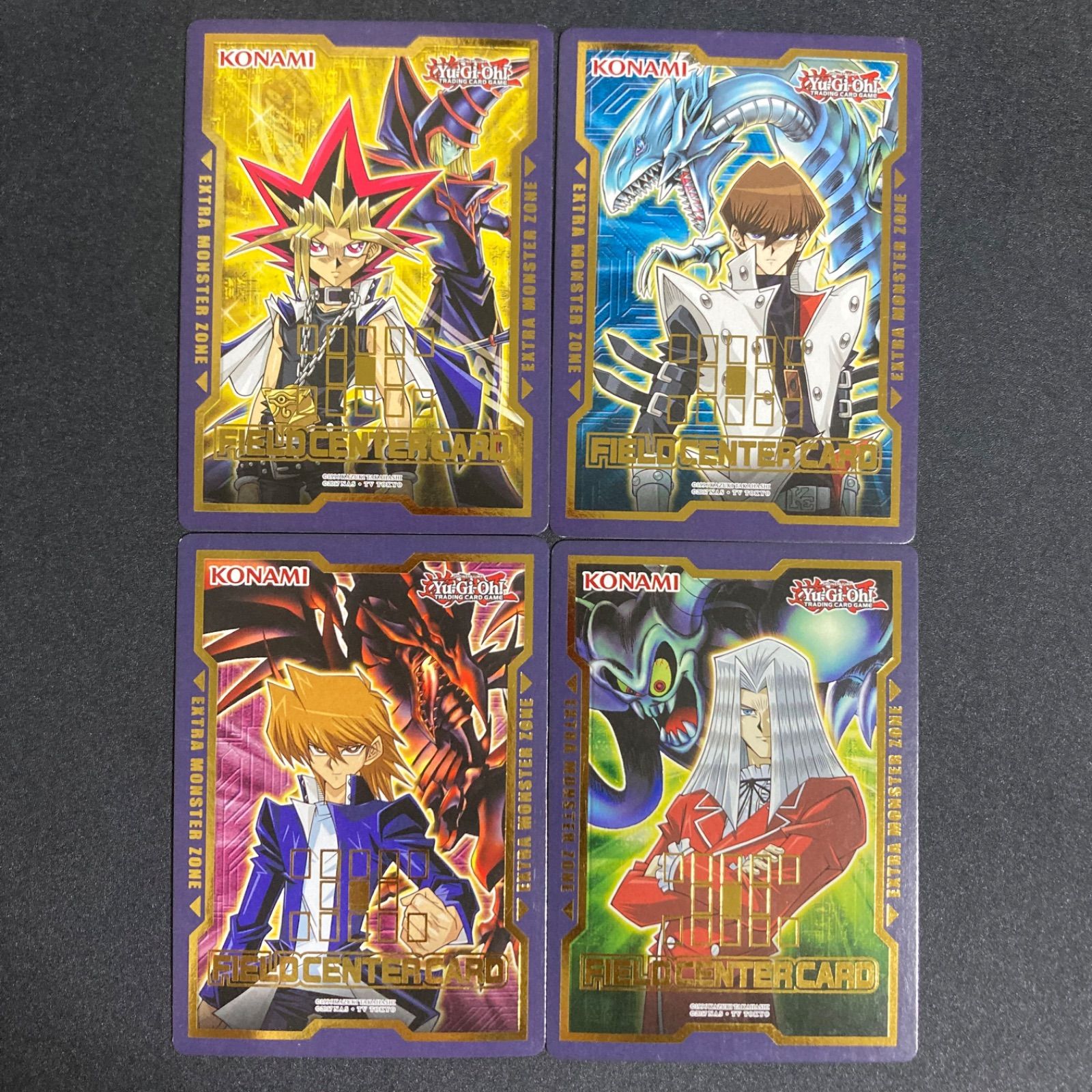 遊戯王【英語版】闇遊戯 フィールドセンターカード 海馬 城之内 