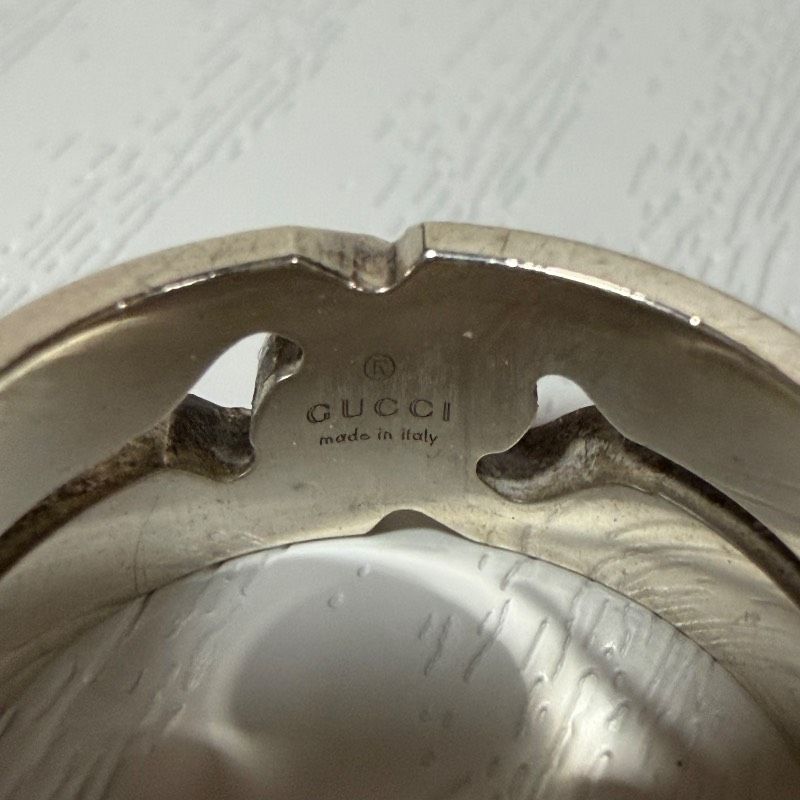 GUCCI グッチ 指輪 ノット インフィニティ リング 7号 シルバー Ag925