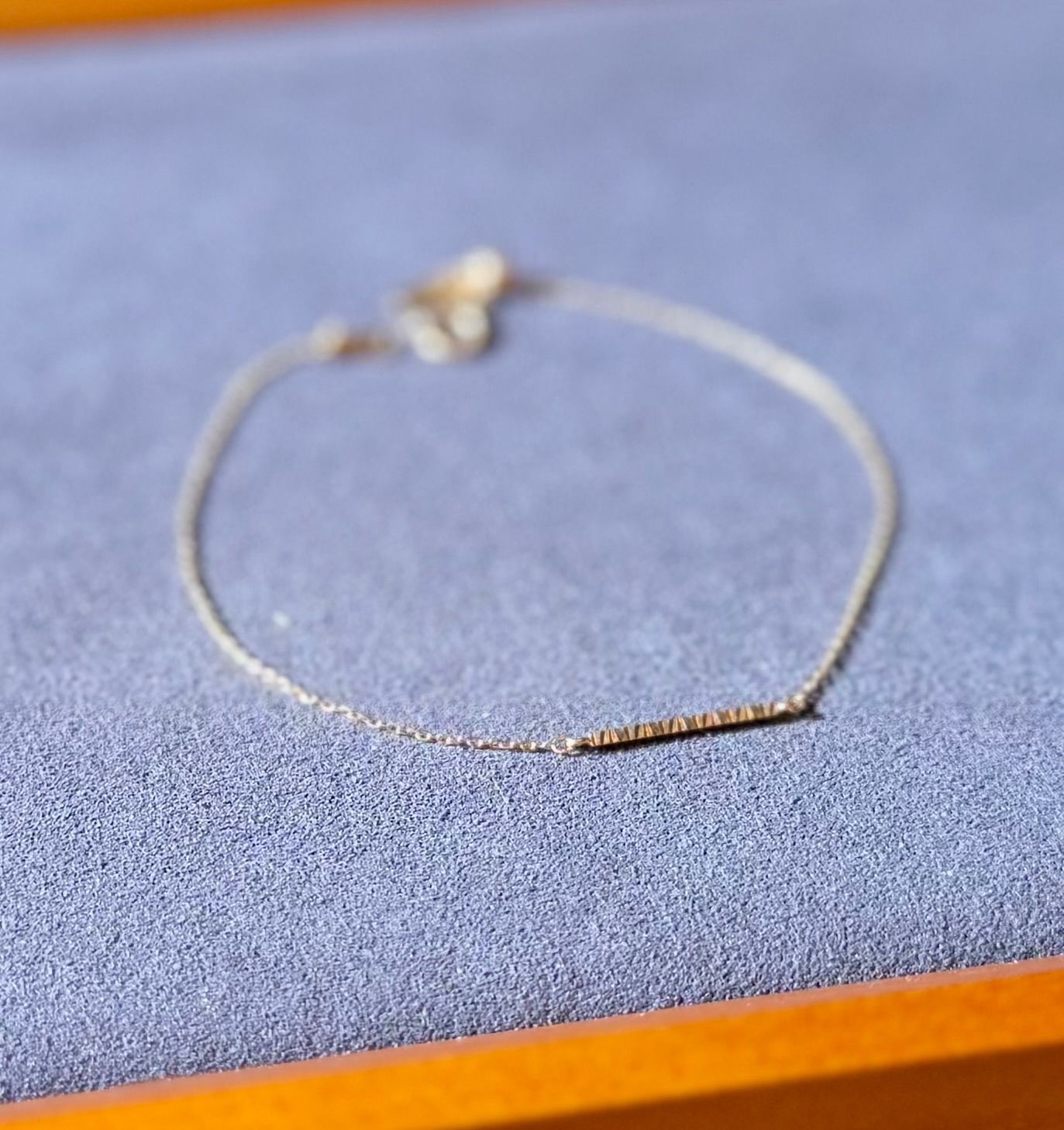 ete◇K18YG*クレールトライアングルバーブレスレット*エテ* - メルカリ