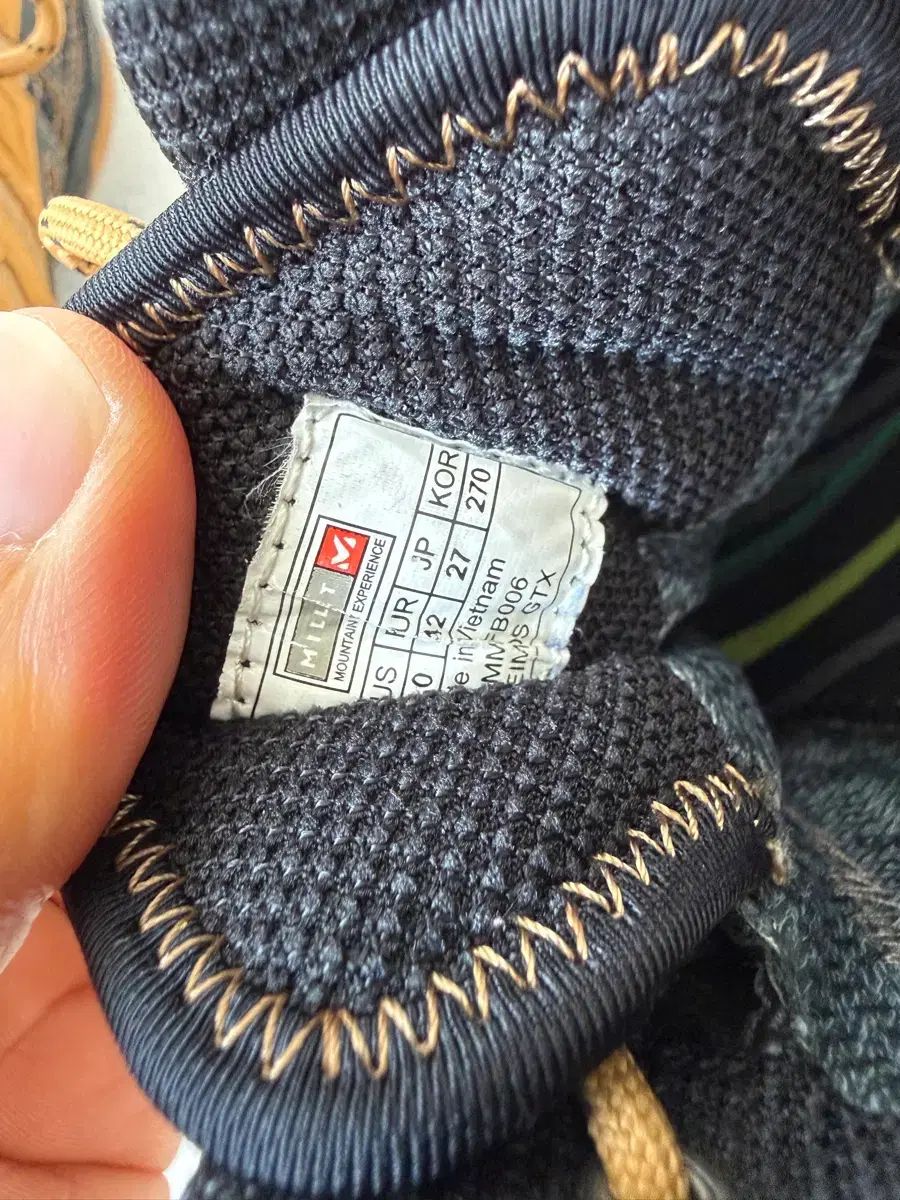  270 ミレー MILLET GORE-TEX ゴアテックス ハイキング シューズ 登山靴 トレッキングシューズ アウトドアシューズ