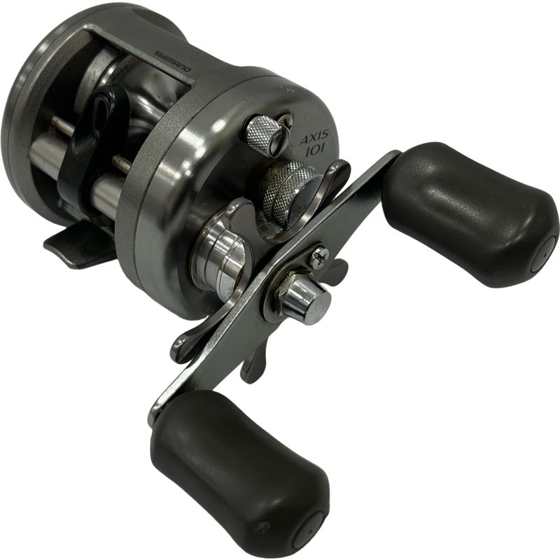 クラッチ不良】シマノ アクシス101 axis101 丸形リール 左巻き - メルカリ