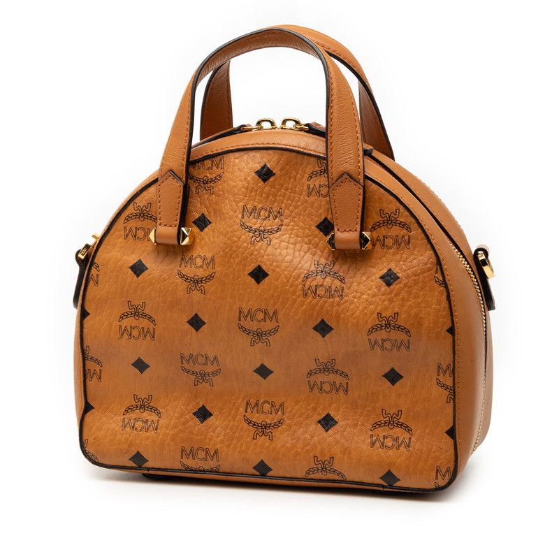 エム シー エム ヴィセトス モノグラム ハンドバッグ ショルダーバッグ  