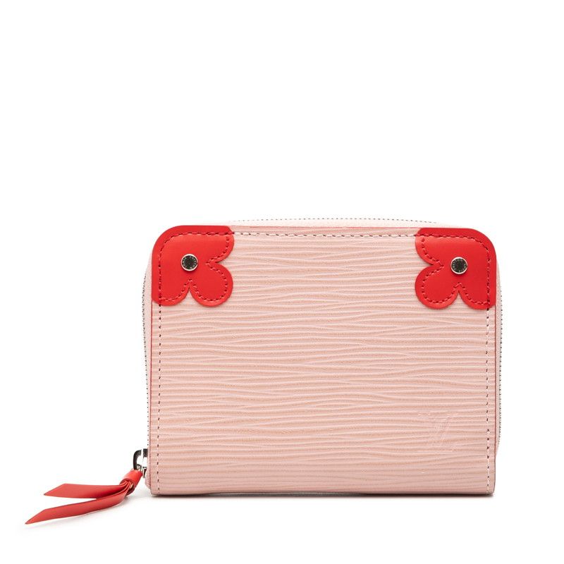 美品 ルイヴィトン エピ ジッピーパース ローズバレリーヌ ピンク ルイ ヴィトン エピ ブルーミングコーナー ジッピーコインパース