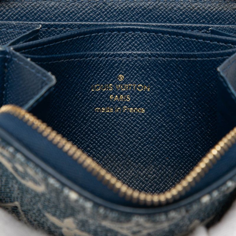 ルイ ヴィトン モノグラム ジャカード デニム ジッピー コインパース