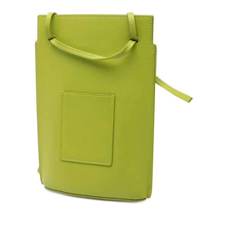 ロエベ アナグラム ダイスポケット 斜め掛け ショルダーバッグ ライト