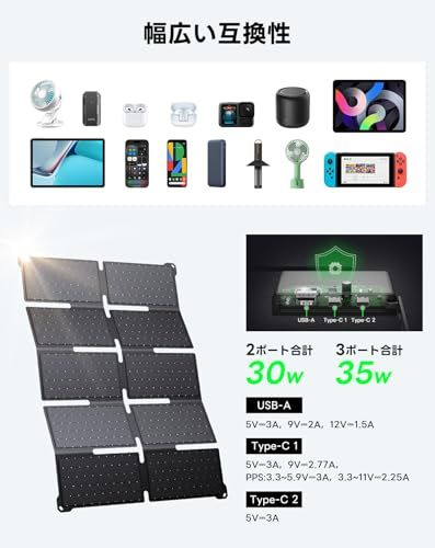 太陽光パネル ソーラー充電器