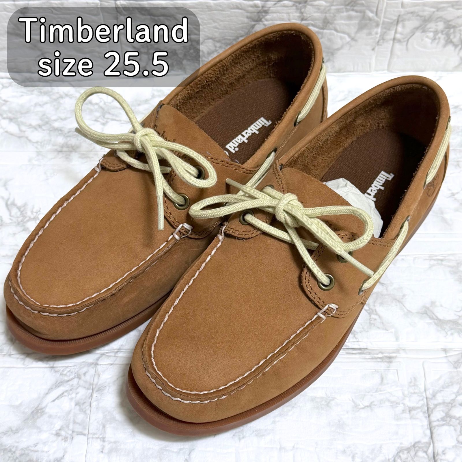 美品】Timberland デッキシューズ 2eye 25.5 ティンバーランド ボート