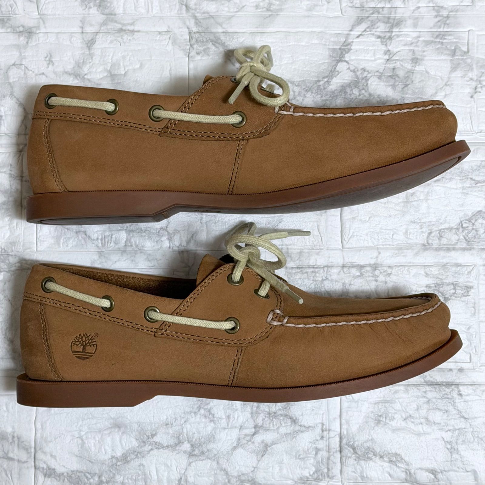 【別注】Timberland スエードデッキシューズ 美品】Timberland デッキシューズ 2eye 25.5 ティンバーランド ボート