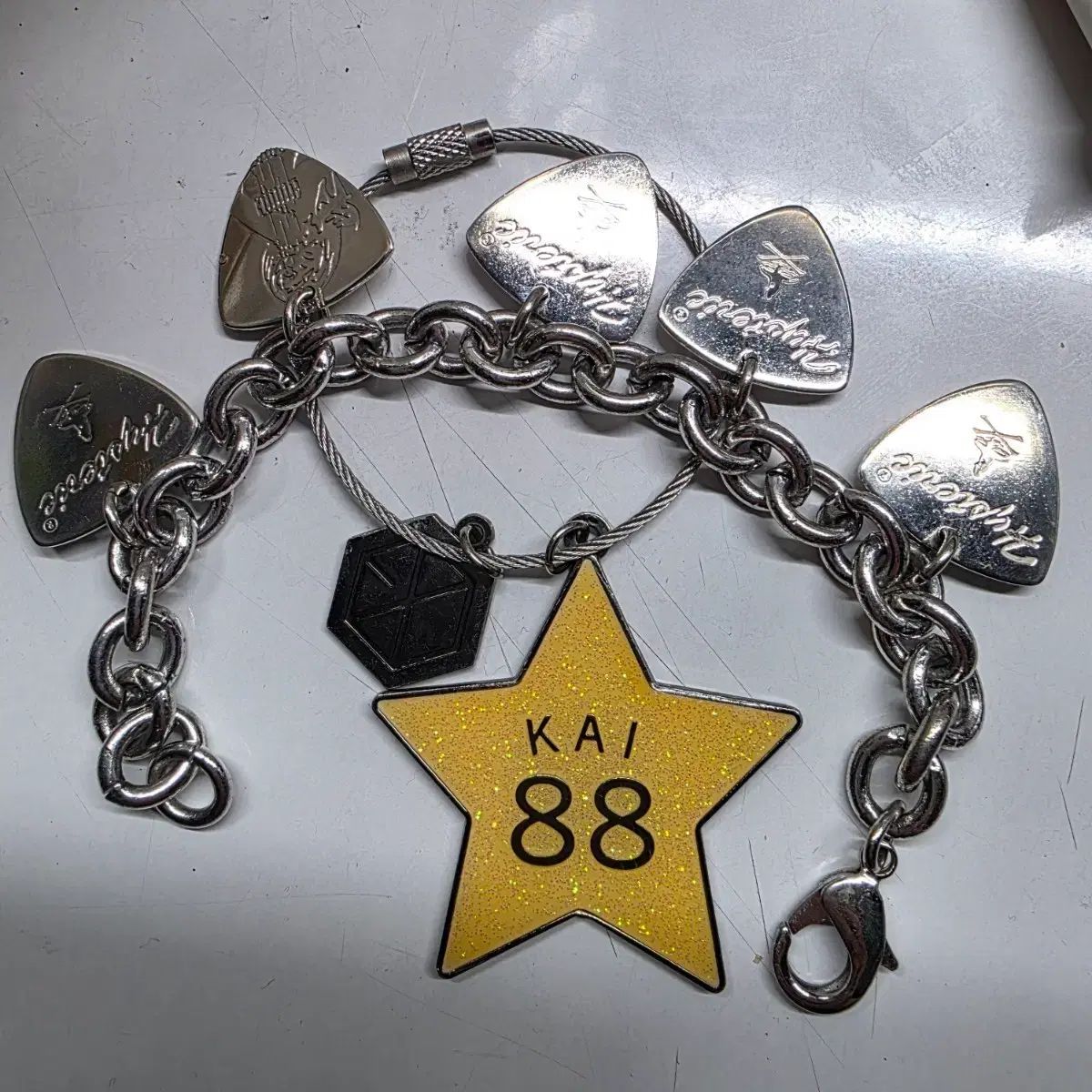 EXO エクソ カイ 星キーホルダー HYSTERIC GLAMOUR ヒステリックグラマー ブレスレット セット