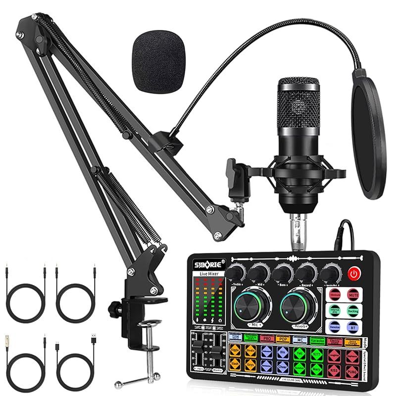 カラオケセットDJ ミキサーライブ サウンドカード ボイスチェンジャー配信機材 Amazon | オーディオインターフェース オーディオミキサー カラオケ