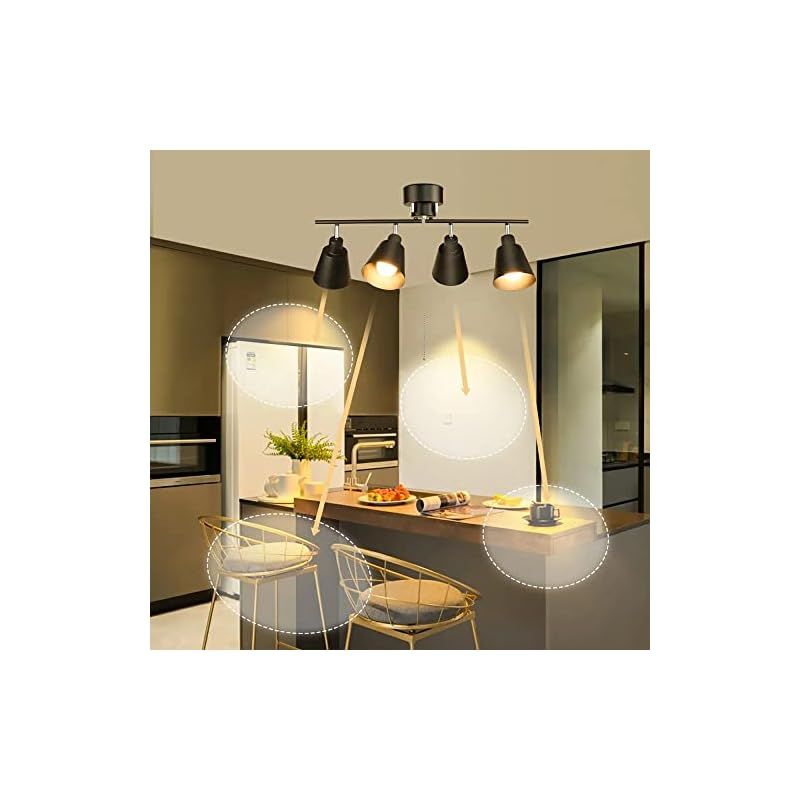 Depuley シーリングライト 4灯 レトロ オシャレ ペンダントライト