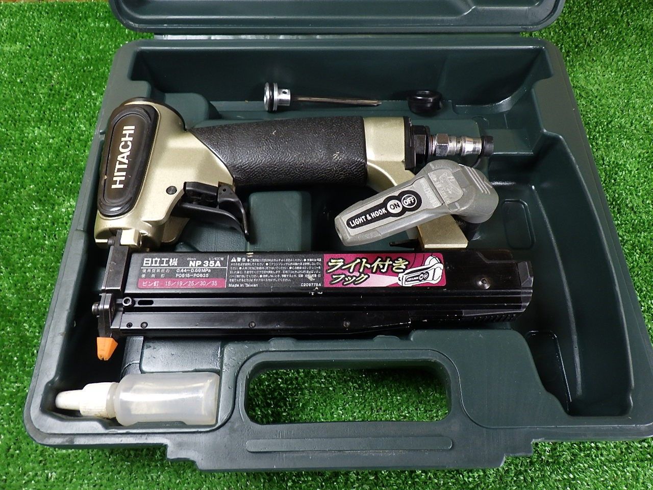 常圧モデル 日立 ピン釘打ち機 NP 35 A エア工具 ボードの仮止めに 品