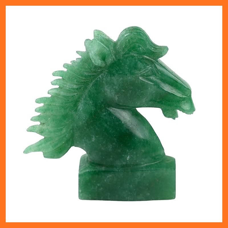 英雅堂 訳アリ商品 アベンチュリンの馬 彫刻 天然石彫刻 置物 インテリア 天然石 パワーストーン インド翡翠 健康運 長寿 新築祝い 開店祝い 風水