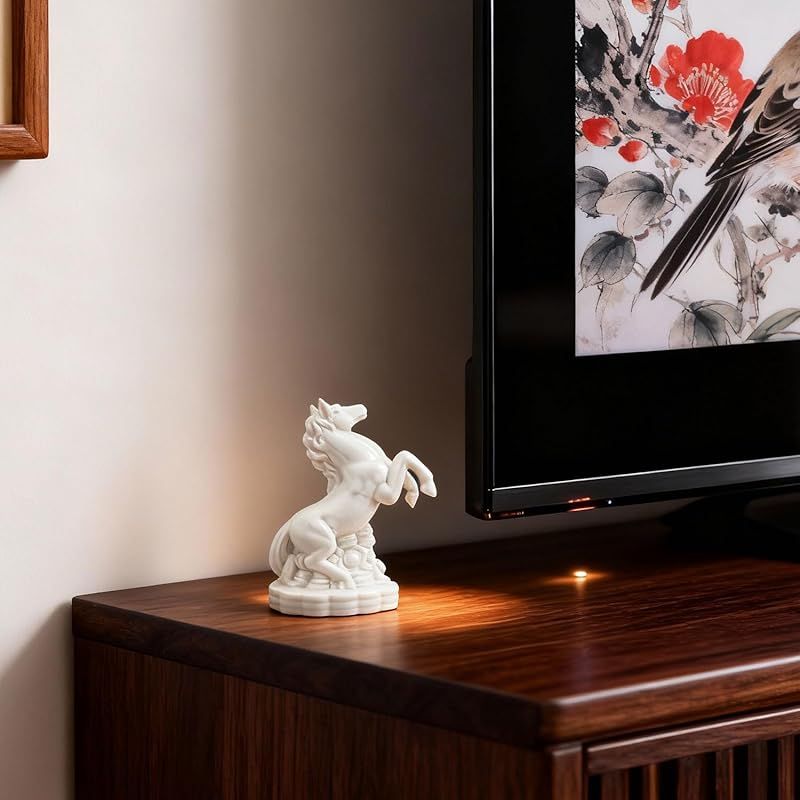 新品】 馬 置物 開運 招福 午 開運 招福 2026年 干支 白馬 神馬 運気