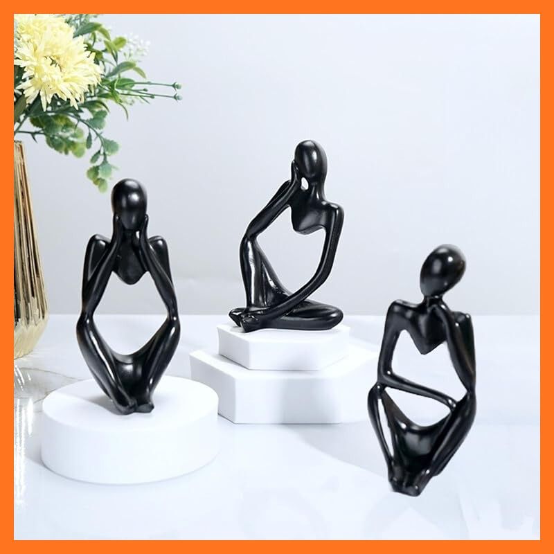 新品】 ヒューマンオブジェ【シンキングスタイル-3体セット】 人型