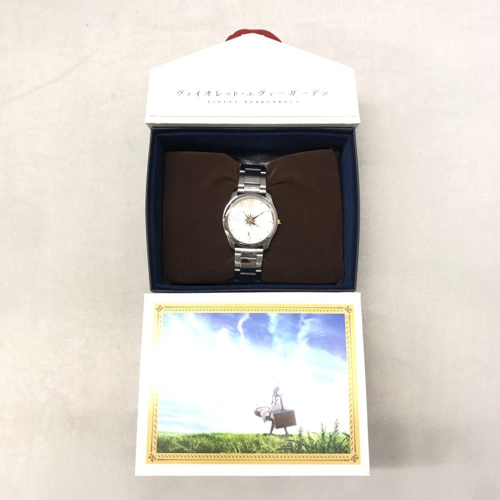 セイコー メタルバンド メモリアルウオッチ ヴァイオレット エヴァーガーデン 439|1000 バンド擦り傷有り 15