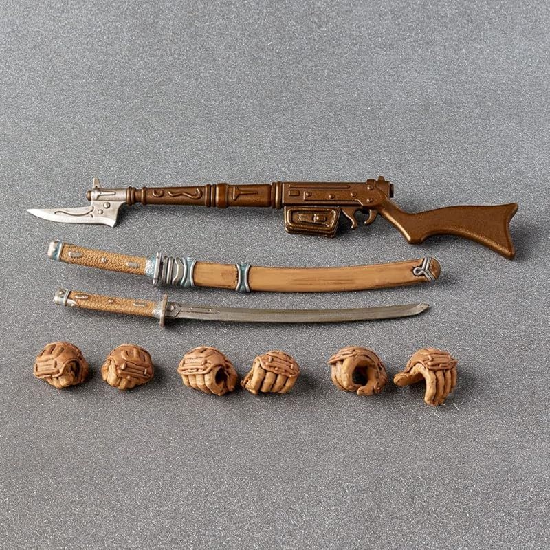  海洋堂 風の谷のナウシカ タケヤ式自在置物 土鬼兵 弐 全高約150mm ノンスケール PVC ABS製 塗装済み 可動フィギュア ミニウォールラック 置物 インテリア小物