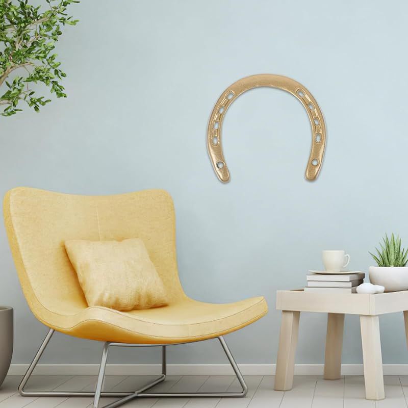 新品】 Kichvoe 鋳鉄製 馬蹄 壁掛け装飾 幸運を呼ぶヴィンテージ