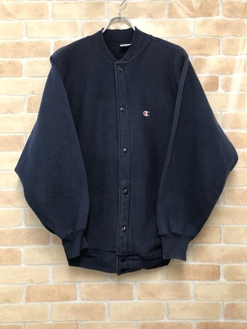 チャンピオン リバースウィーブ 90sスナップカーディガン usa製 90s USA製 Champion リバースウィーブスナップカーディガン 黒 M