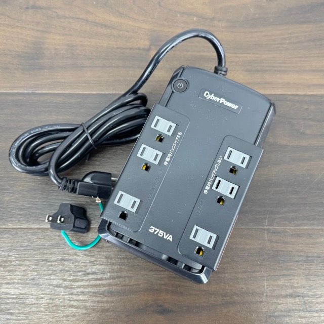 超美品 CyberPower 無停電電源装置 CP375 JP 375VA ブラック サイバー