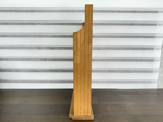 【希少】オールドカリモク 木製マガジンラック スリッパラック 収納棚 レトロ ビンテージ オールドカリモク マガジンラック スリッパラックにも 木製