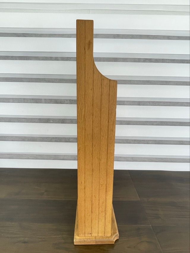 ビンテージ オールドカリモク マガジンラック スリッパラックにも 木製