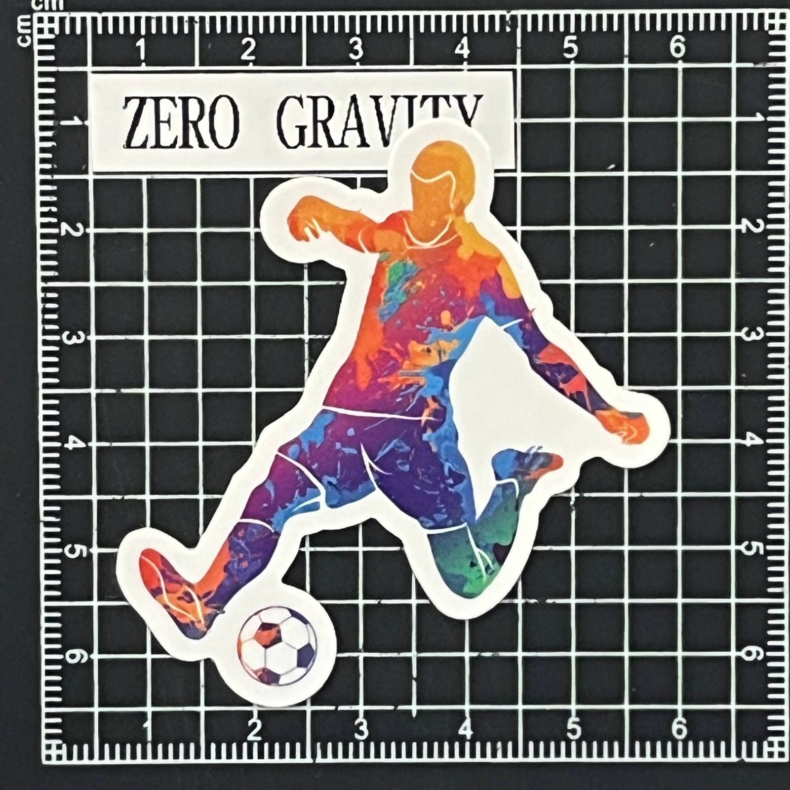 I818 サッカー・フットサル防水ステッカー ZEROGRAVITY - メルカリ
