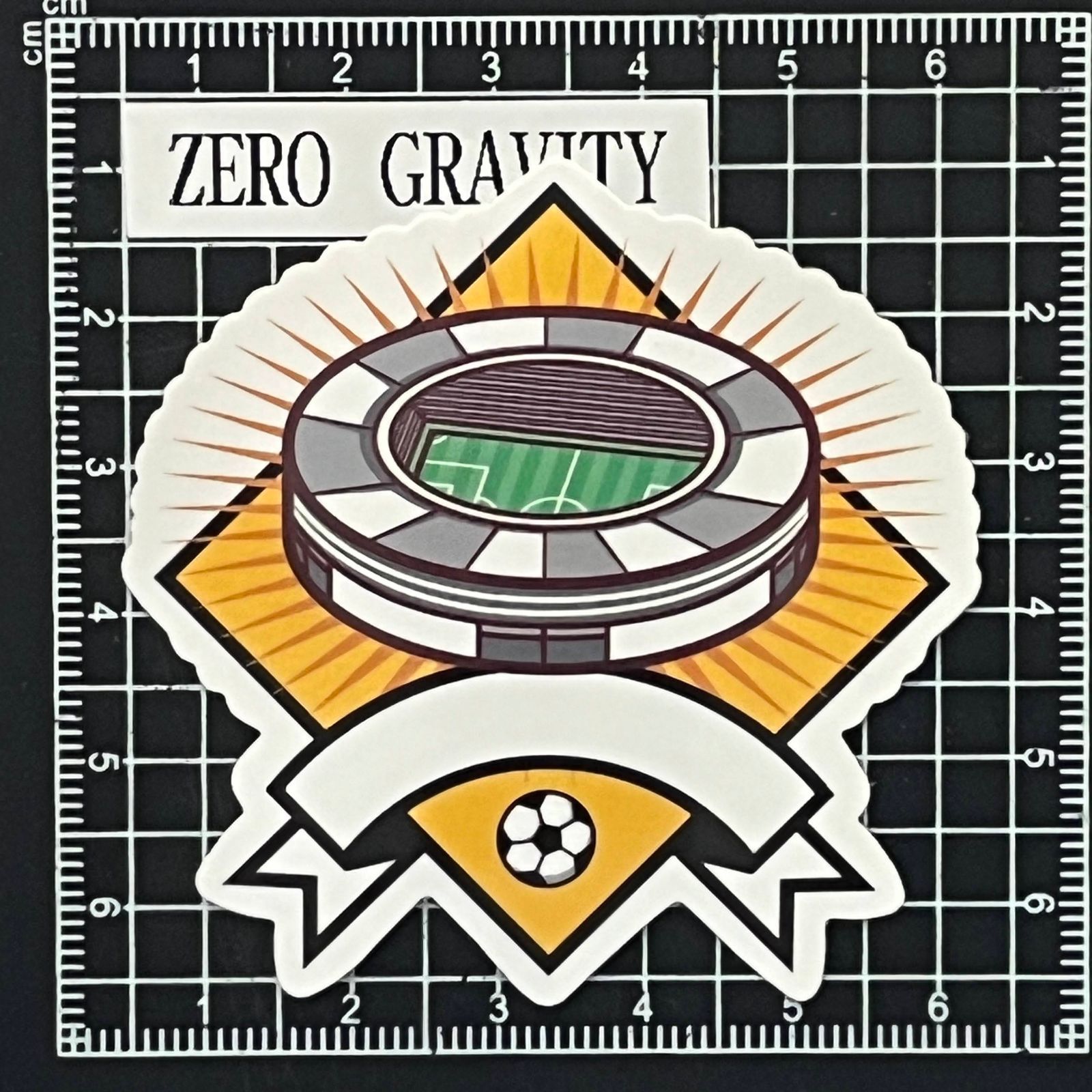 I804 サッカー・フットサル防水ステッカー ZEROGRAVITY - メルカリ