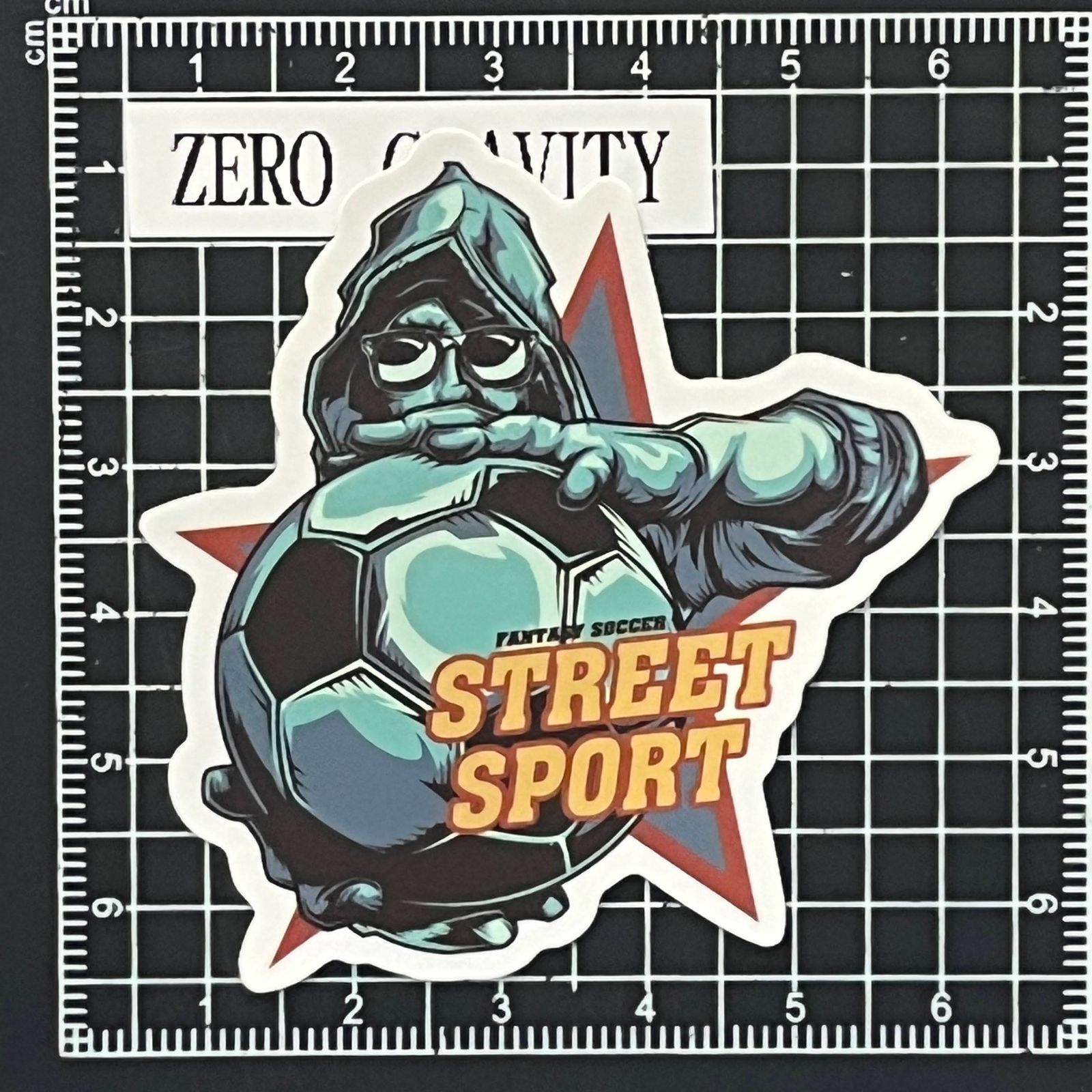 I806 サッカー・フットサル防水ステッカー ZEROGRAVITY - メルカリ