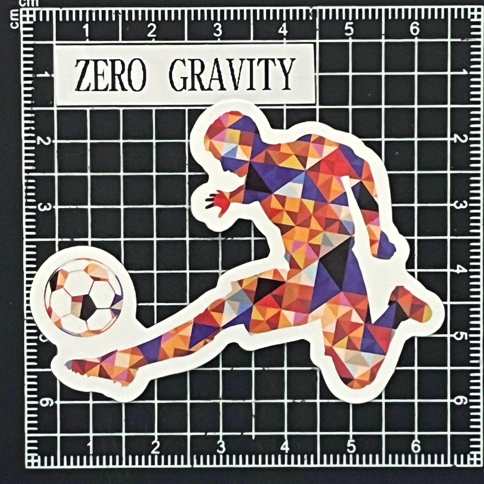 I844 サッカー・フットサル防水ステッカー ZEROGRAVITY - メルカリ