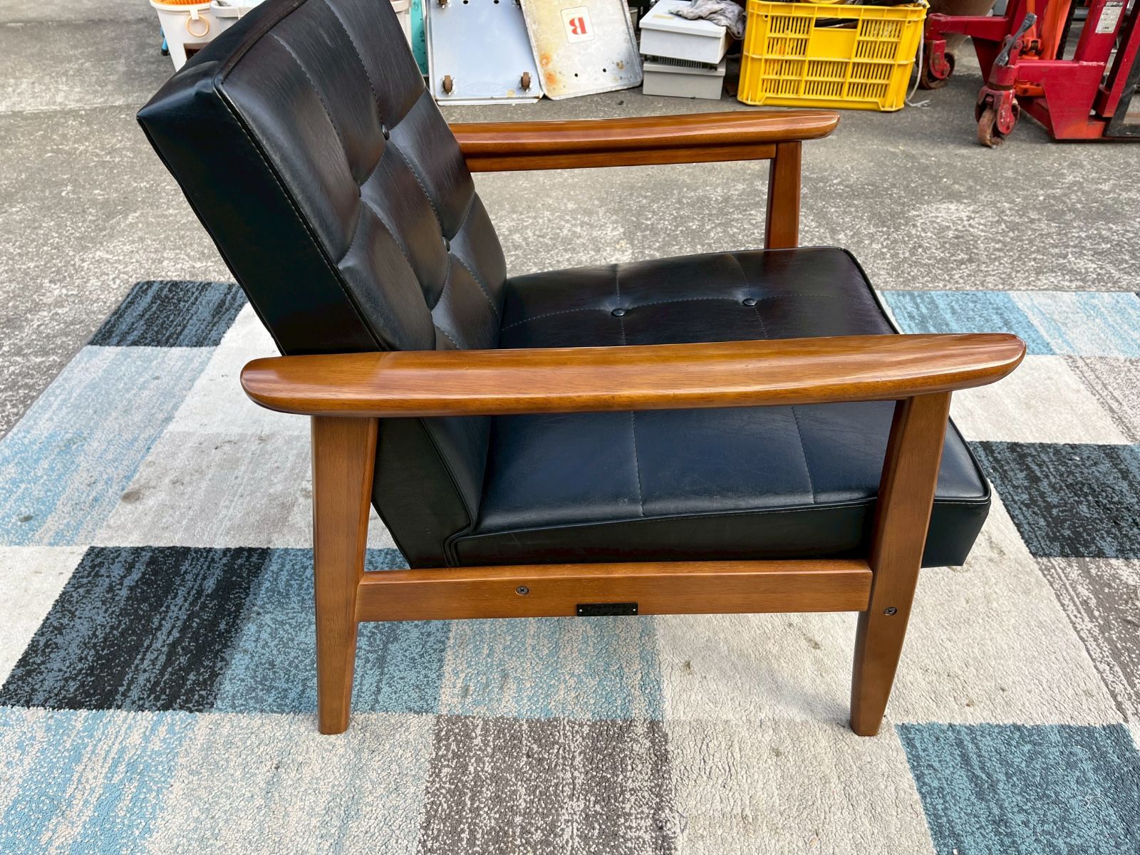 ☆karimoku カリモク60 Kチェア 1シーター スタンダードブラック