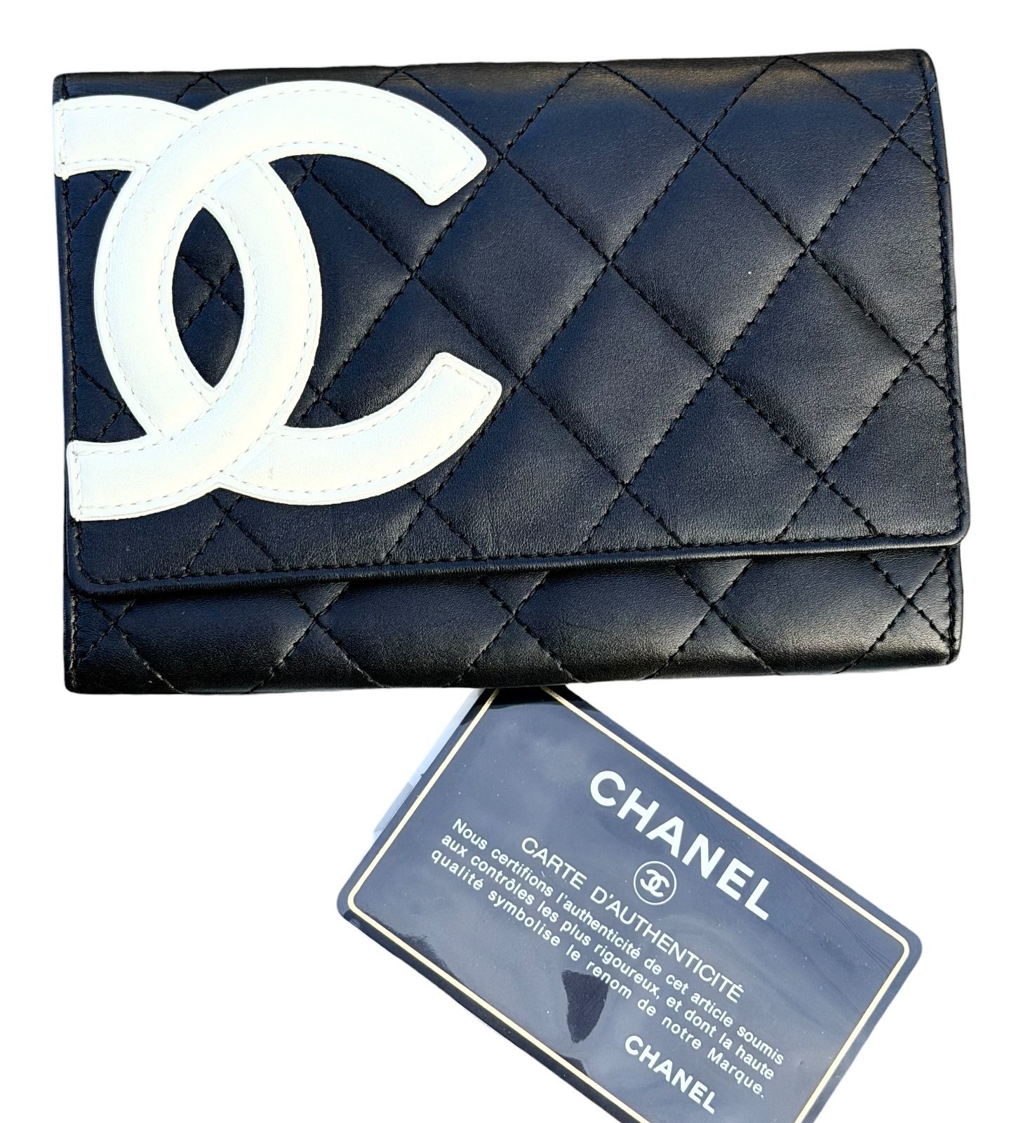 【美品】CHANEL ブラック カンボンライン 名刺入れ シャネル カードケース 名刺入れ CHANEL カンボンライン 【公式通販】