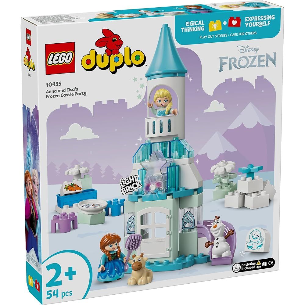 レゴ LEGO デュプロ ディズニー エルサの氷のおしろパーティ おもちゃ 玩具 プレゼント ブロック 知育 男の子 女の子 子供 アナと雪の女王 10455