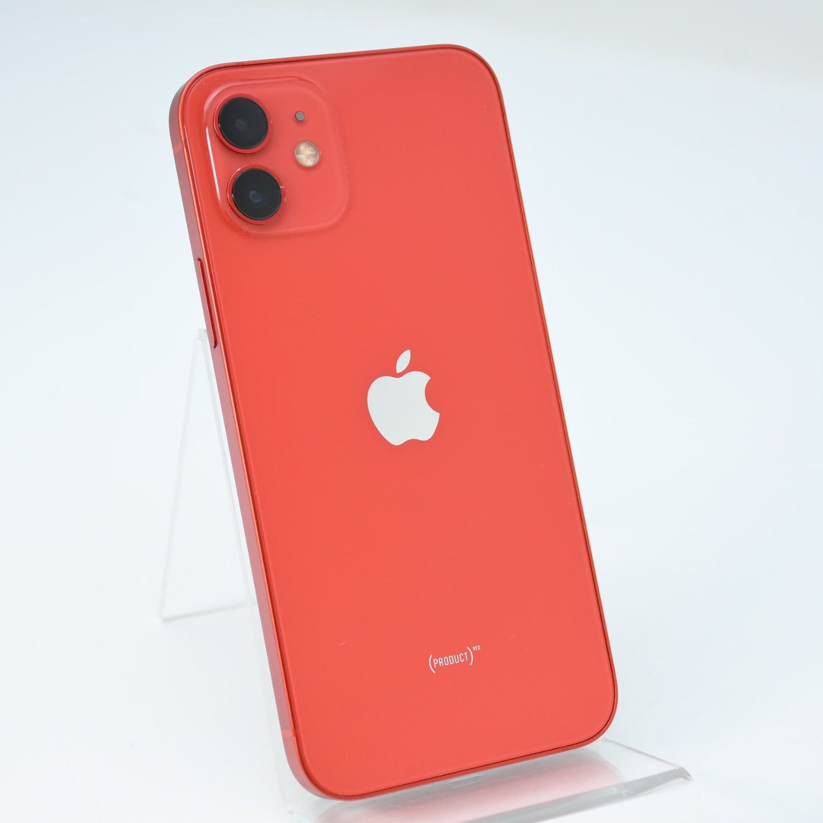 液晶美品＊純正バッテリー83％】SIMフリー iPhone12 128GB レッド