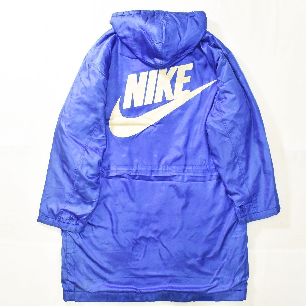 80s90s ナイキ NIKE バックロゴ 裏ボア ナイロン コート M - メルカリ