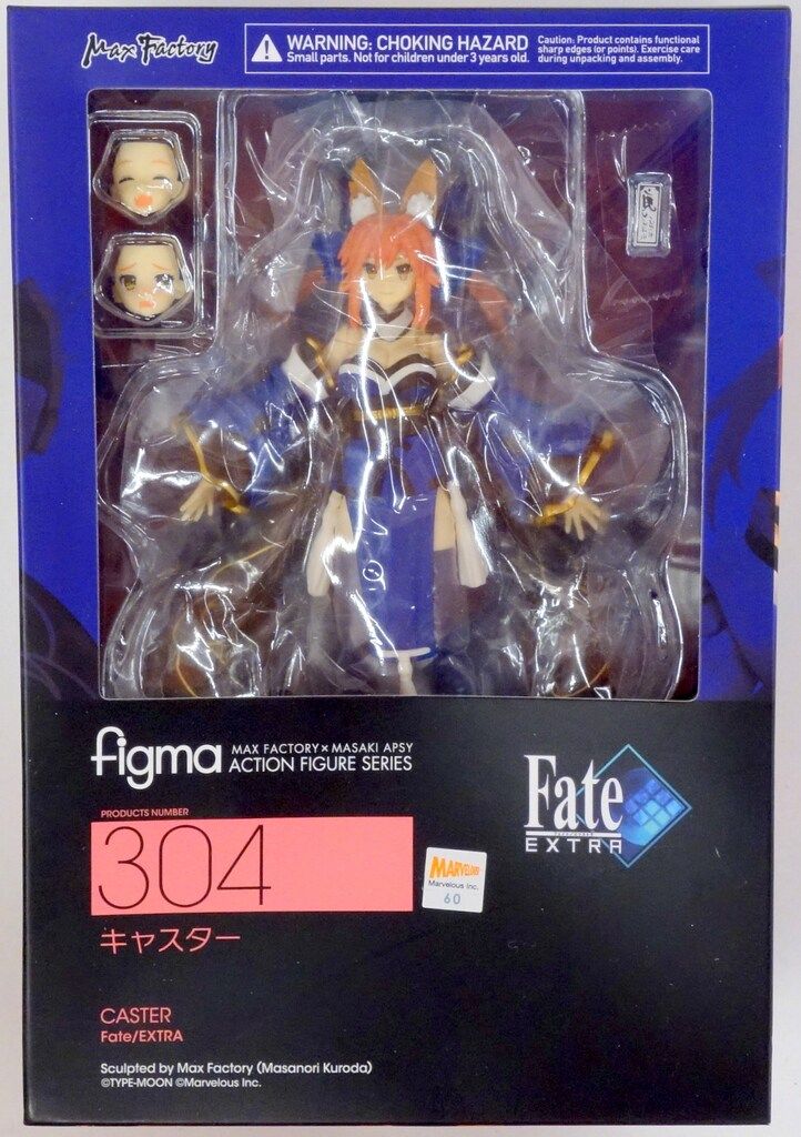 未開封 fate Figma No.304 キャスター マックスファクトリー figma キャスター 304 figma Fate⁄Extra Caster