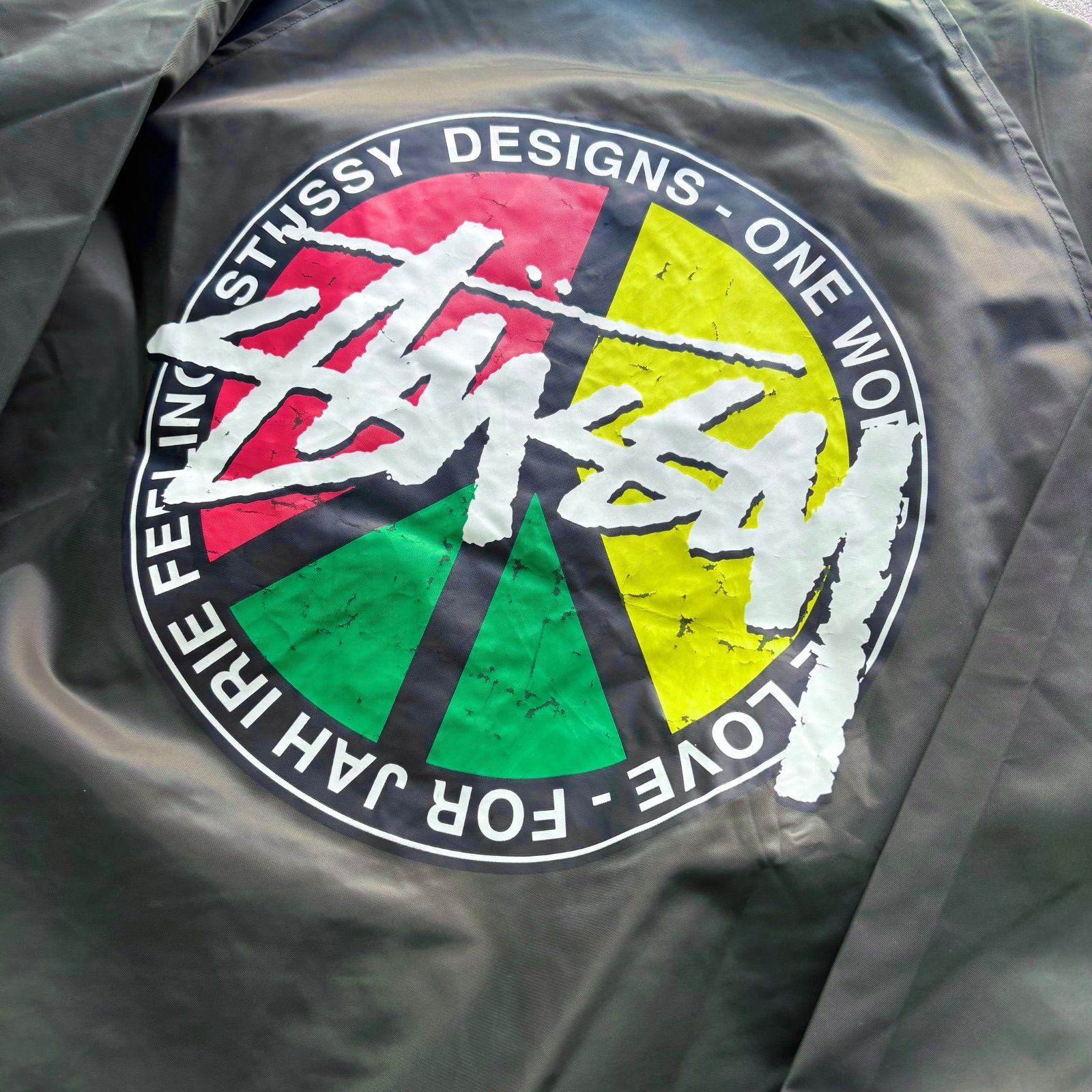 レア] stussy ステューシー コーチジャケット ナイロンジャケット