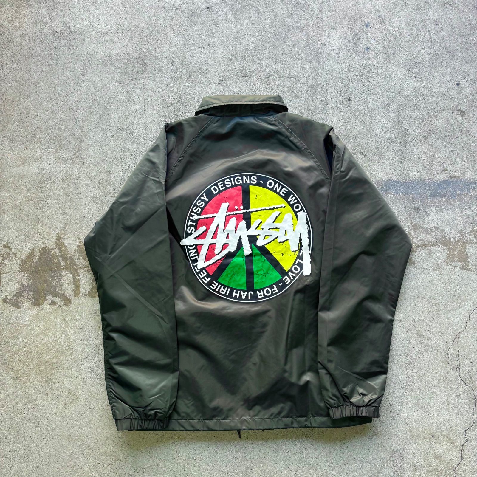 レア] stussy ステューシー コーチジャケット ナイロンジャケット