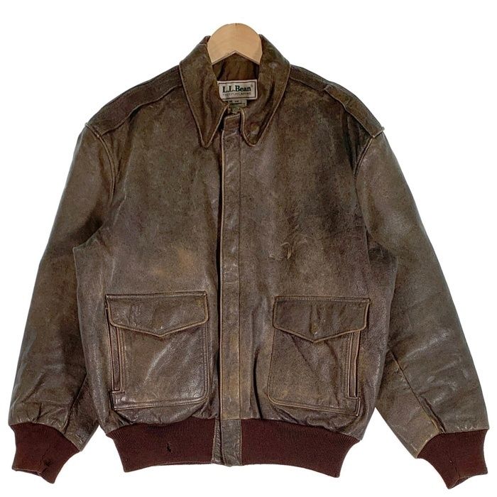 L.L Bean エルエルビーン A-2 レザージャケット ブラウン 72824-71341