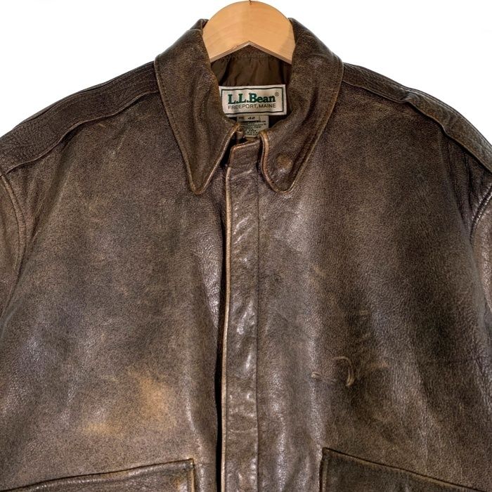 L.L Bean エルエルビーン A-2 レザージャケット ブラウン 72824-71341