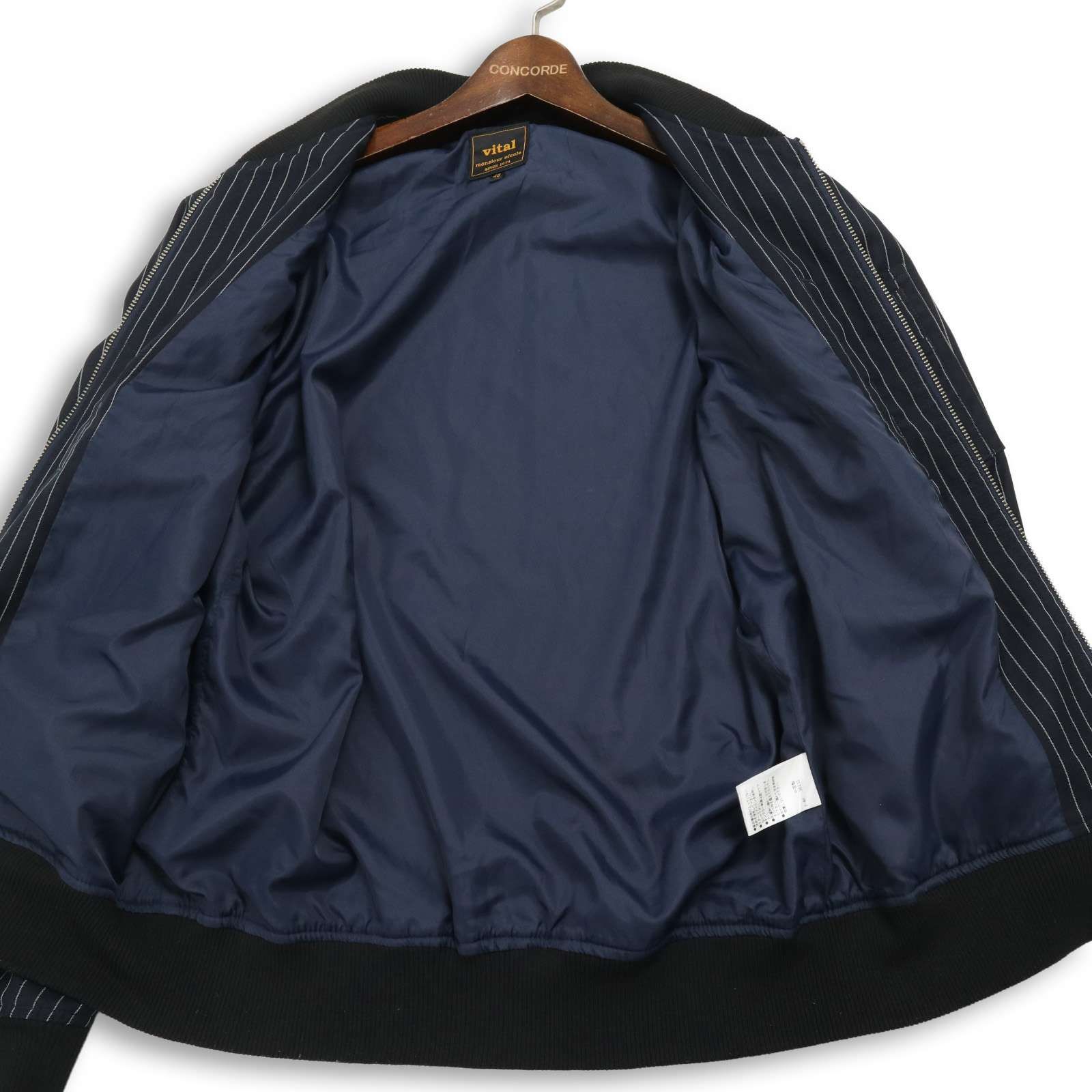 MONSIEUR ◇A26新品 ムッシュニコル ストライプ リバーシブル ベスト 