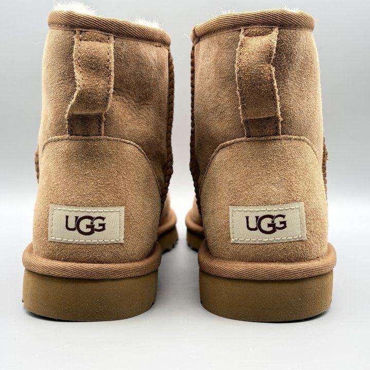 UGG ムートンブーツ チェスナット USA8/JP26cm クラシックミニII