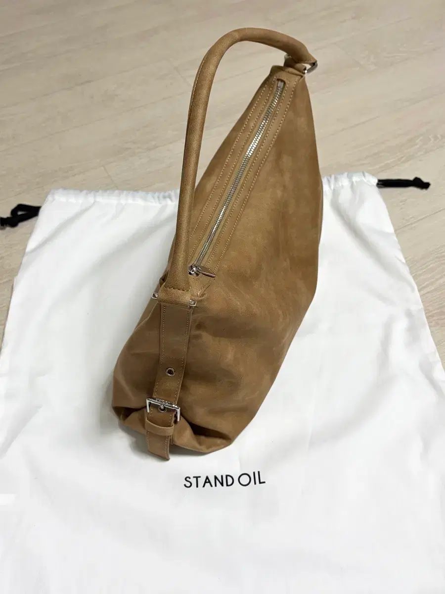 美品　スタンドオイル　キャメルマッシュバック Mushy Bag · マッシュバッグ (キャメル) – Stand Oil Japan