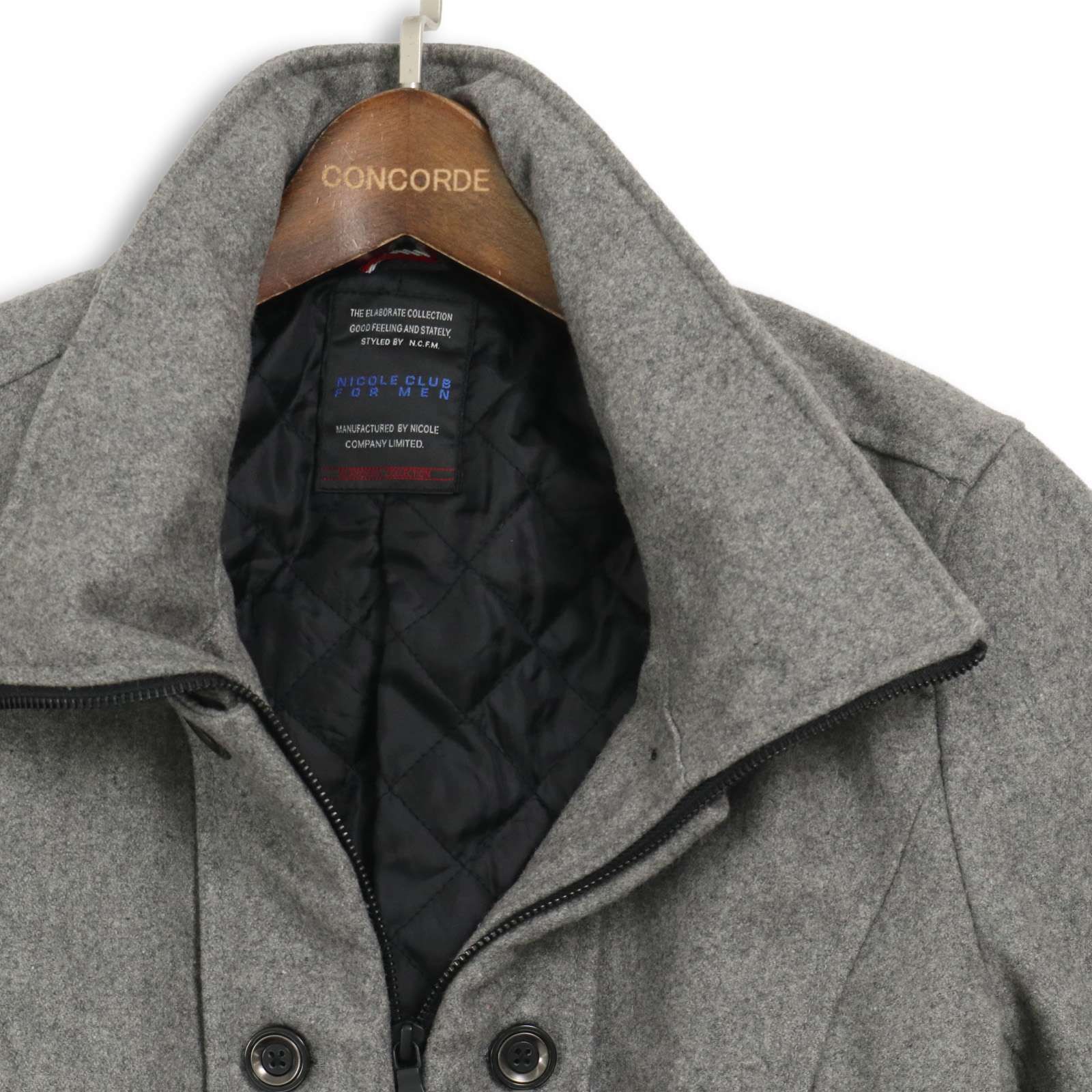 NICOLE CLUB FOR MEN ニコルクラブ フォーメン 秋冬☆ メルトン ウール