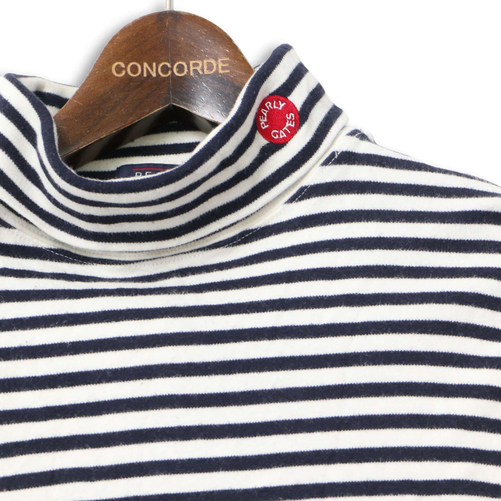 PEARLY GATES パーリーゲイツ ゴルフ 秋冬☆ ロゴ刺繍 ボーダー 長袖