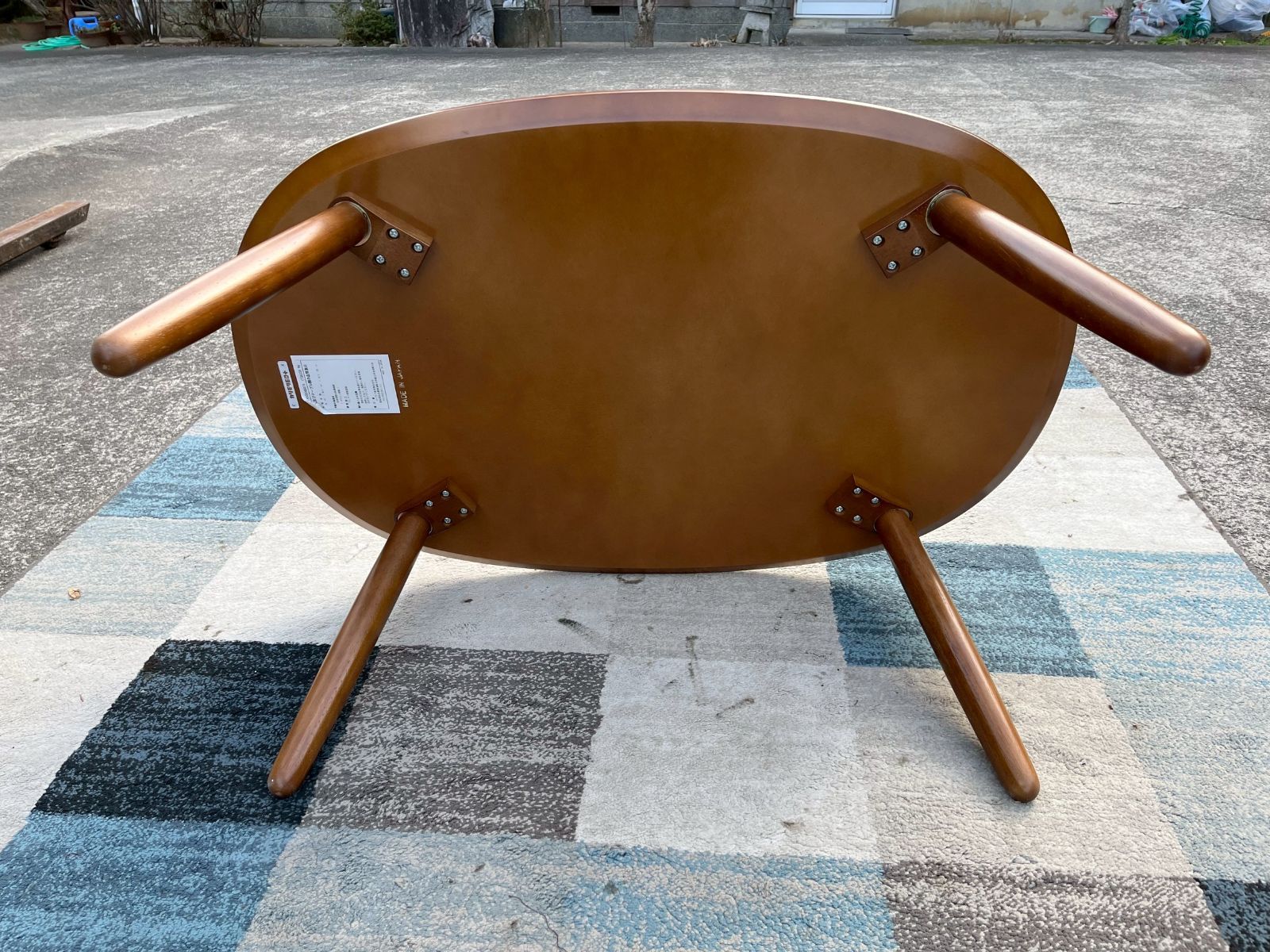 カリモク60+ ローテーブル 楕円 台 品番T36330 RW ウォールナット カリモク60+ ローテーブル 楕円 台 品番T36330 RW ウォールナット ロー