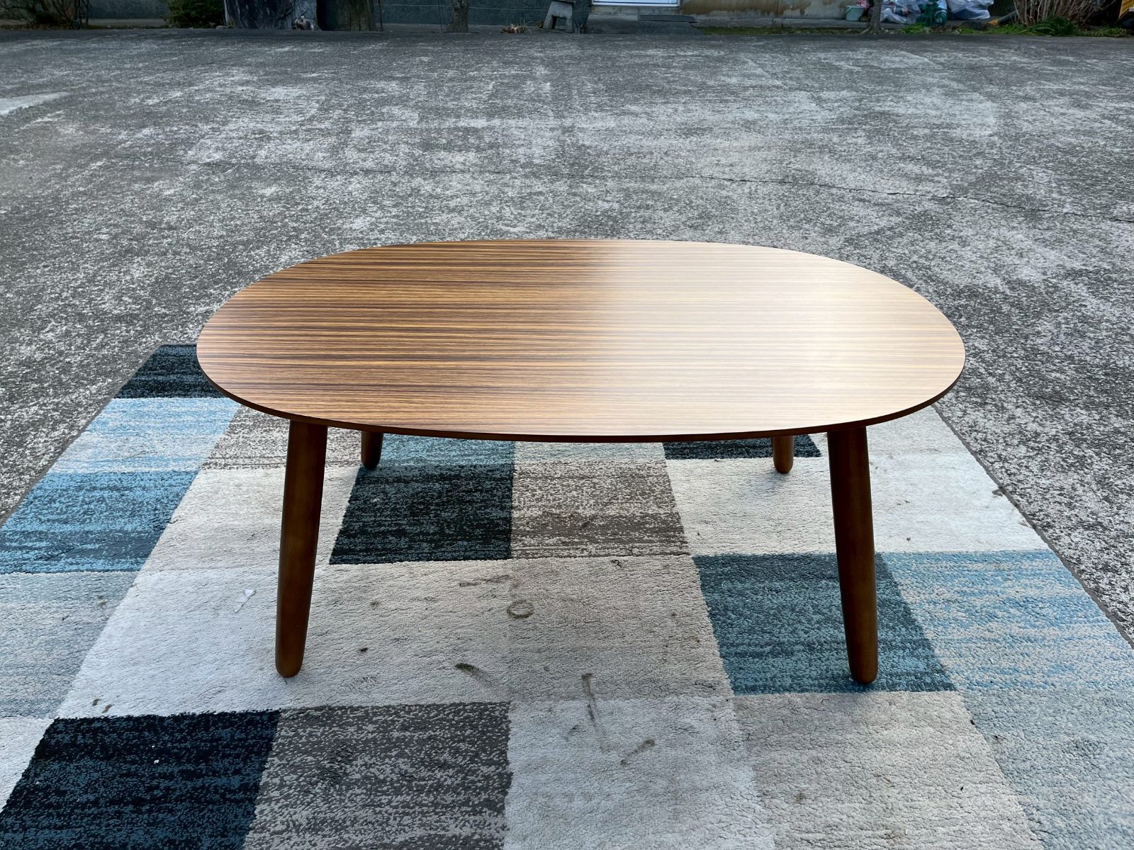 カリモク60+ ローテーブル 楕円 台 品番T36330 RW ウォールナット ローテーブル｜オンラインストア｜カリモク60オフィシャルショップ