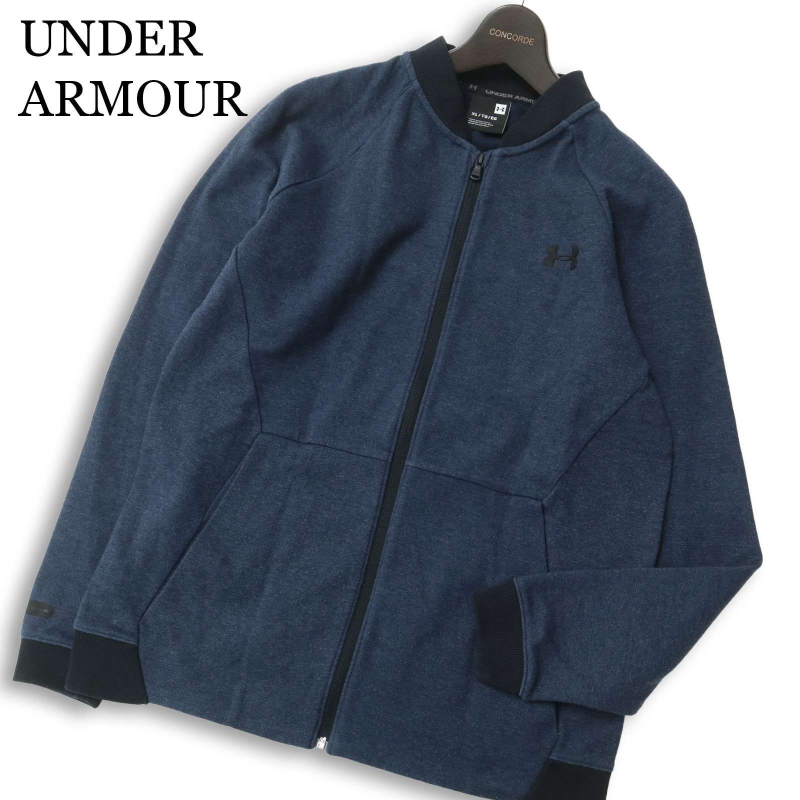 UNDER ARMOUR アンダーアーマー 通年☆ ロゴ ジャケット ブルゾン Sz